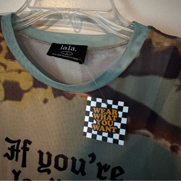 Dressed in LaLa Mad About You Mesh Dress + Slip Fairy Dust - Picture 3 of 13